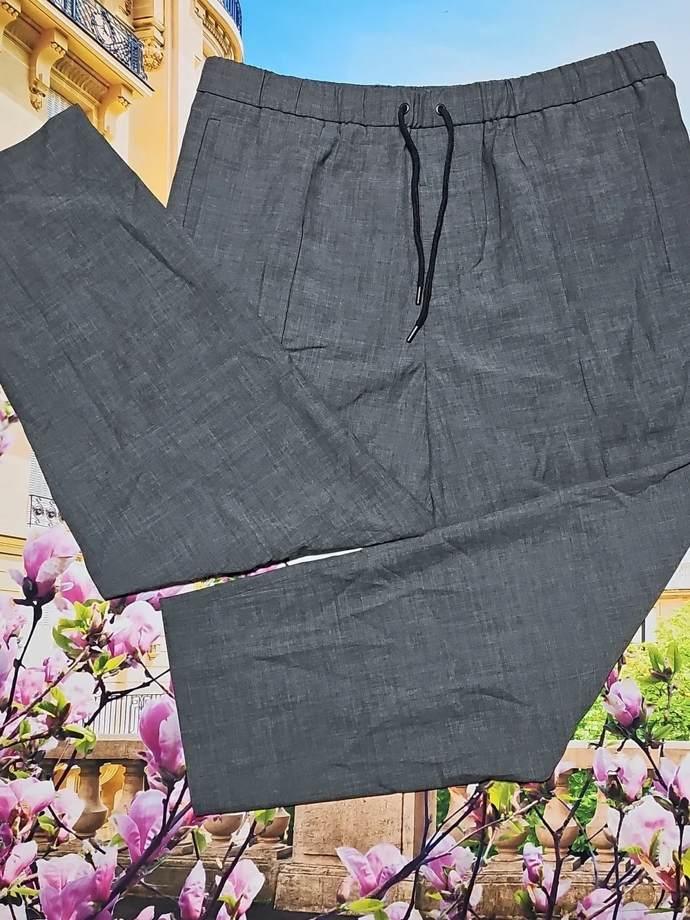 Polo Ralph Lauren Drawstring Relaxed Fit Pleated Trousers Pants Size Large